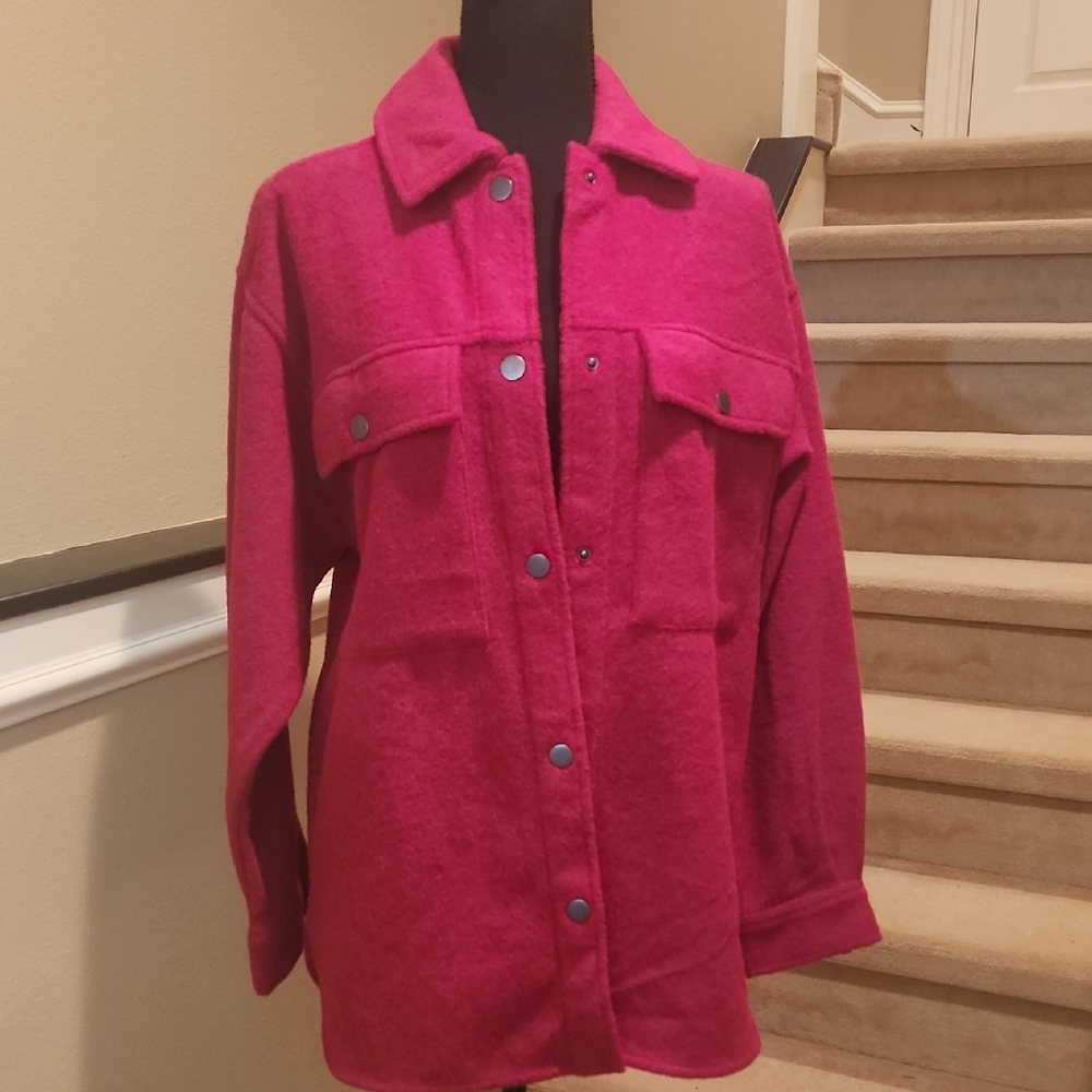 Wild Fable EUC Red Flannel Snap Shirt XS